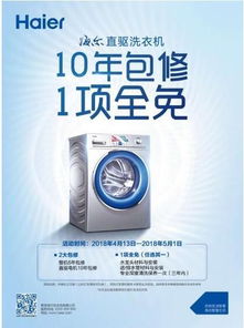 海爾洗衣機 以“七心服務”與節能技術，引領產品與服務品質雙提升
